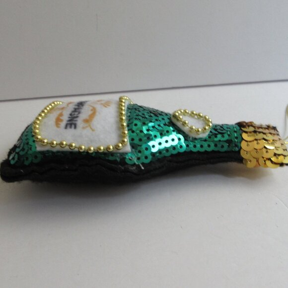 3 Wondershop Target Sequin & Felt Plush Liquor Bottle Christmas Ornaments 2024 - Picture 14 of 14